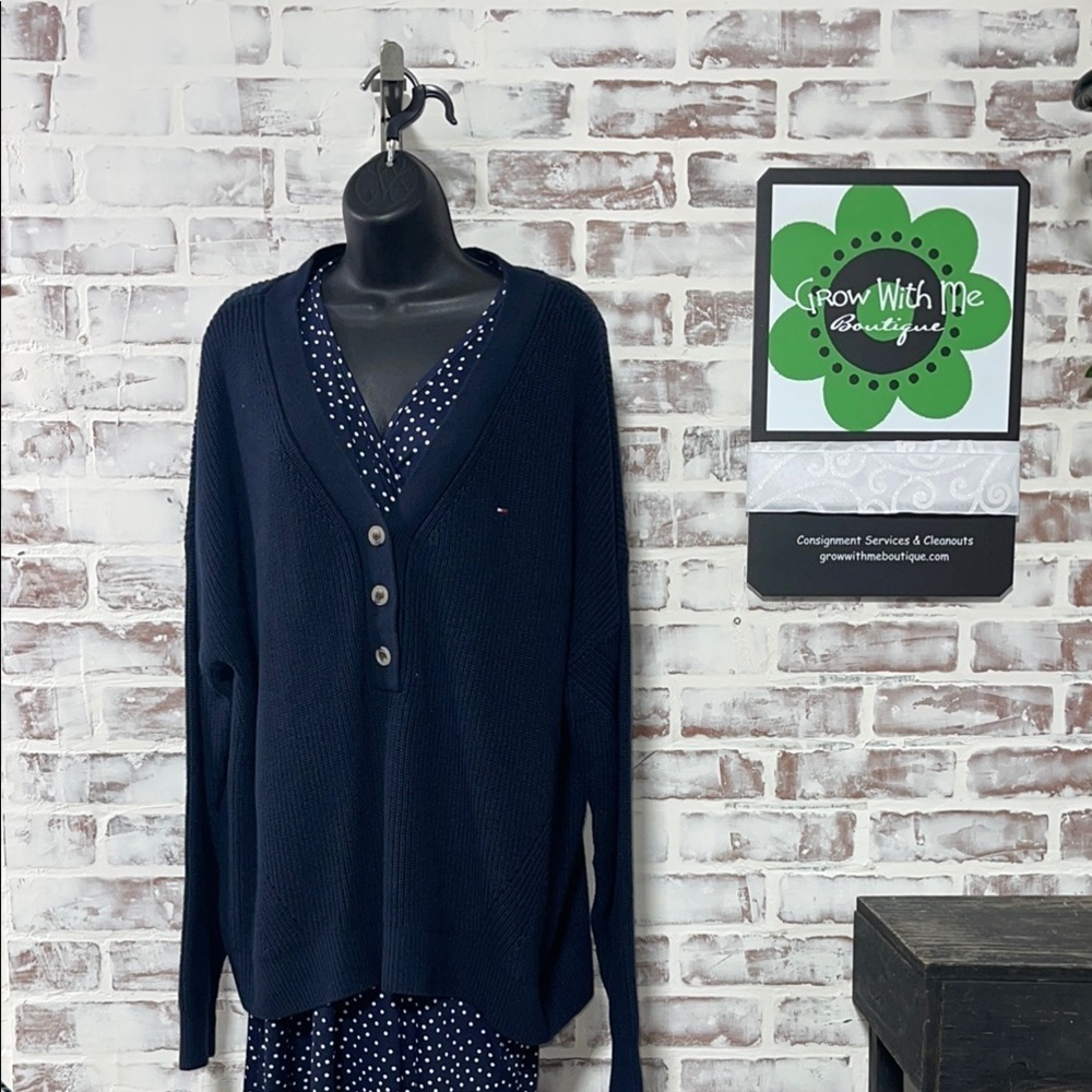 Tommy Hilfiger Navy Blue Women's Sweater